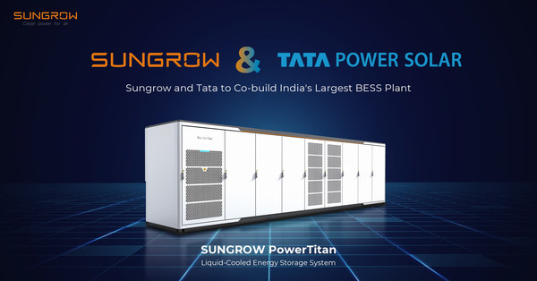 Sungrow Supplies India's Largest Battery Energy Storage System Plant with Tata Power Solar Systems Limited