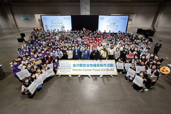 Sands China Assembles 2,600 Food Kits for Caritas Macau in First Annual Sands Cares Food Kit Build