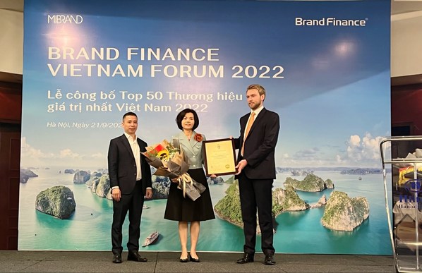 Vinamilk recognized as "The 6th Most Valuable Dairy Brand" globally in 2022 by Brand Finance