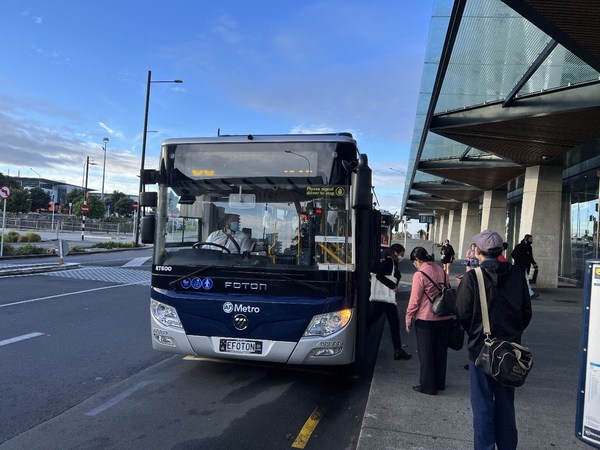 Foton Electric City Bus Starts Operation in New Zealand