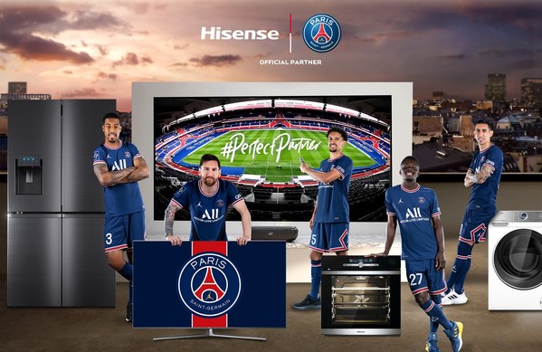 Hisense Enters the Homes of Paris Saint-Germain Players, Introducing Its Second Year of Partnership with the Club