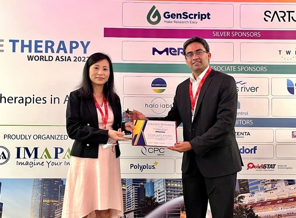 GenScript Receives Best Cell & Gene Therapy Supplier Award: Gene Editing and GenScript ProBio Receives Best Biologics CMO Awards: Upstream Processing & Analytical Services