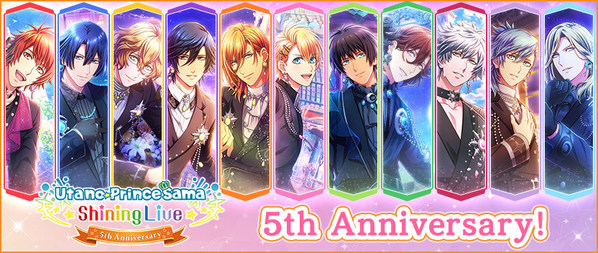 "Utano Princesama Shining Live" 5th Anniversary Begins