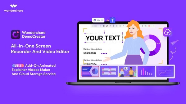 DemoCreator 5.5 Redefines Demo Videos Making by Combining Animated Video Editing Tools