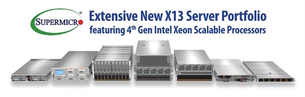 Supermicro Unleashes New Better, Faster, and Greener X13 Server Portfolio Featuring 4th Gen Intel(R) Xeon(R) Scalable Processors