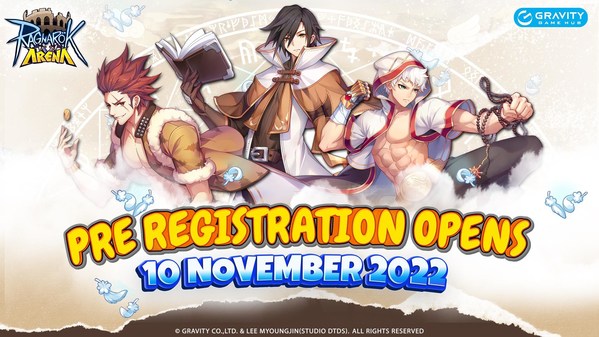 GRAVITY GAME HUB ANNOUNCES PRE-REGISTRATION DATE FOR RAGNAROK ARENA