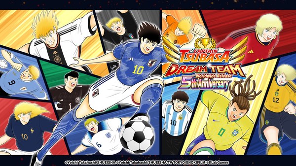 "Captain Tsubasa: Dream Team" Worldwide 5th Anniversary Campaign Kicks Off