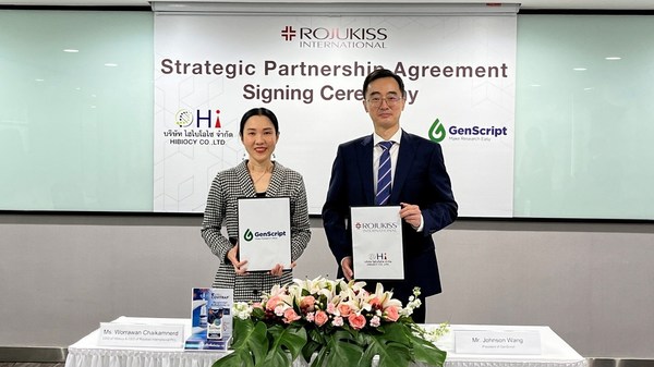 GenScript ProBio Enters Strategic Collaboration with Hibiocy Co. Ltd, the affiliate of Rojukiss International Public Company Limited (KISS) - the leading Thai-based Beauty & Health company, for the development and manufacturing of COVITRAP™ and future