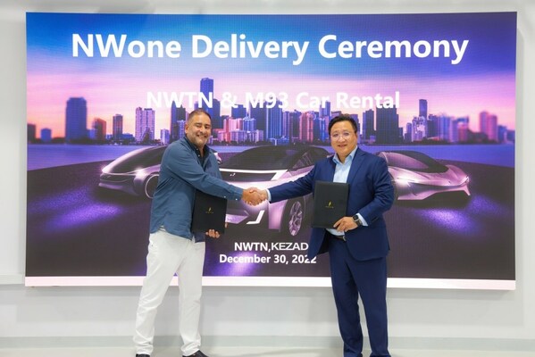 NWTN Delivers First Batch of Electric Vehicles to Client in the UAE