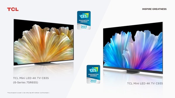 TCL Wins Two CES® 2023 Innovation Awards, Reaffirming its Leadership in Display Technology