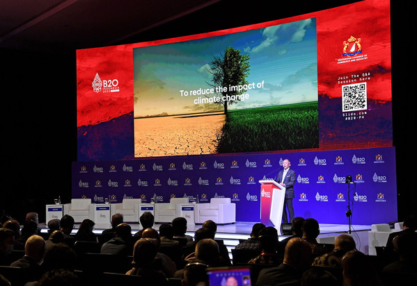 Hyundai Motor Group Executive Chair Urges Bold Action on Climate Change and Energy Poverty at B20 Summit Indonesia 2022