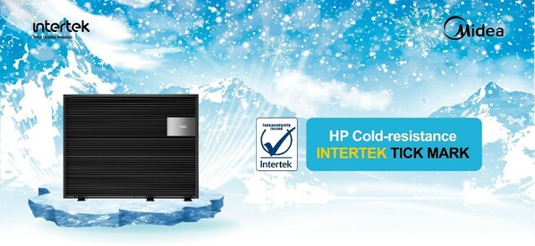 INTERTEK AWARDING THE WORLD'S FIRST HP COLD-RESISTANT CERTIFICATE TO MIDEA HEAT PUMP