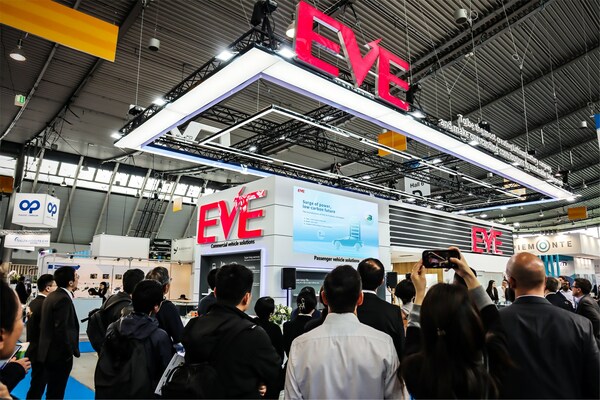 EVE Energy Showcases New Energy Vehicles Solutions at The Battery Show 2023 in Germany