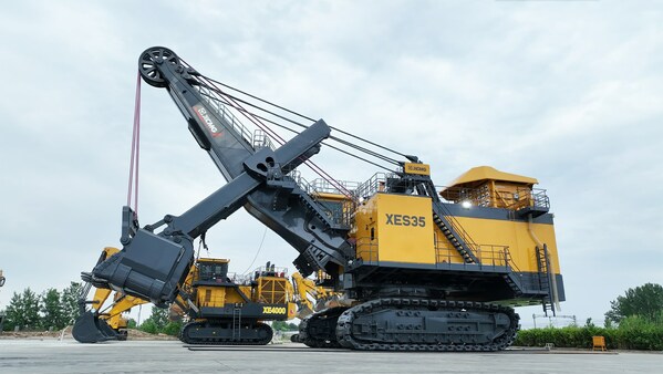 XCMG Machinery Introduces Super 35m³ Electric Shovel Excavator for Open Pit Mining