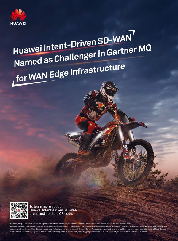 Huawei Positioned as a Challenger in Gartner's Magic Quadrant for WAN Edge Infrastructure