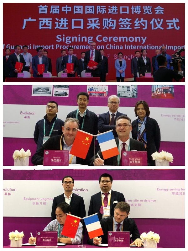 Fives is attending 1st China International Import Expo and signed ten contracts in four industrial sectors, totaling more than $150 million