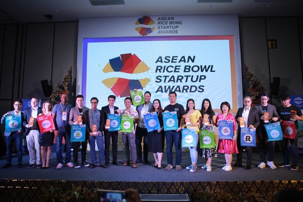 18 Regional Startups Win Accolades at the Asean Rice Bowl Startup Awards 2018