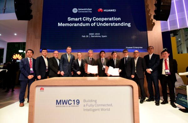 Huawei and Gelsenkirchen Sign MoU for Smart City Cooperation at MWC2019