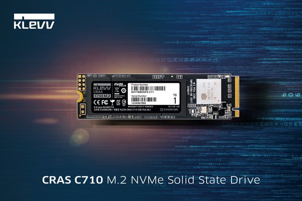 KLEVV Releases New Solid State Drives with Enhanced Performance: Introducing NEO N610 2.5" SATA & CRAS C710 M.2 NVMe SSDs