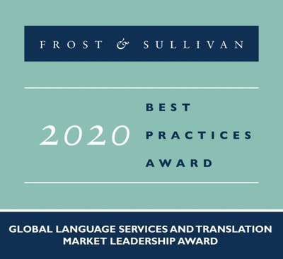 LanguageLine Solutions Receives Frost & Sullivan 2020 Market Leader Award for Investments in Technology and Superior Language Services