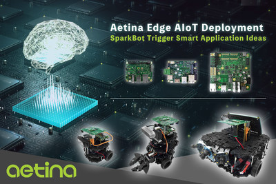 Aetina Lead Edge AIoT with SparkBot On Display in EW2020