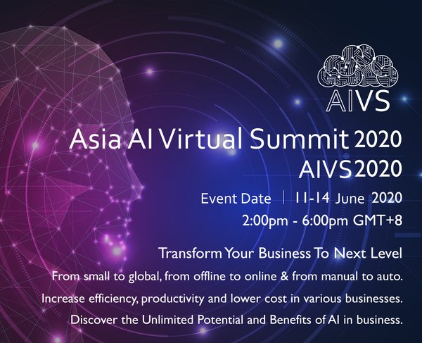 V Connect Launches Asia Artificial Intelligence Virtual Summit 2020