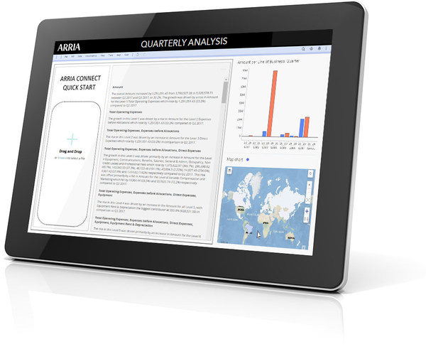 Arria unveils new Natural Language Technology to support augmented analytics and report automation--making it possible to add NLG to any API-based platform