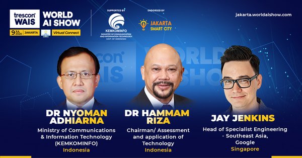 World AI Show - Jakarta 2020 organized by Trescon, to gather the most influential voices in artificial intelligence this July