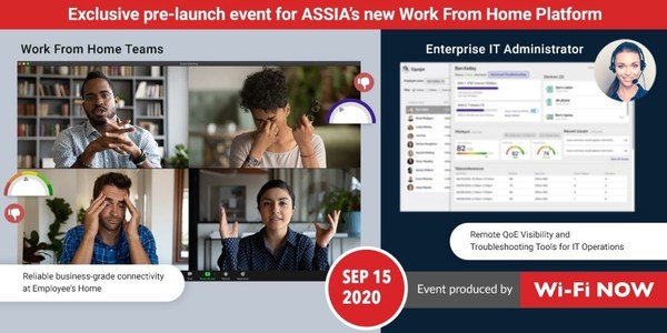 ASSIA announces EQUIPE(TM): Industry's first Work-From-Home Residential Connectivity Management Platform for SMB & Enterprise Markets