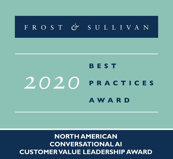 Frost & Sullivan recognizes Amelia, an IPsoft Company, with the 2020 North American Customer Value Leadership Award for its conversational AI platform