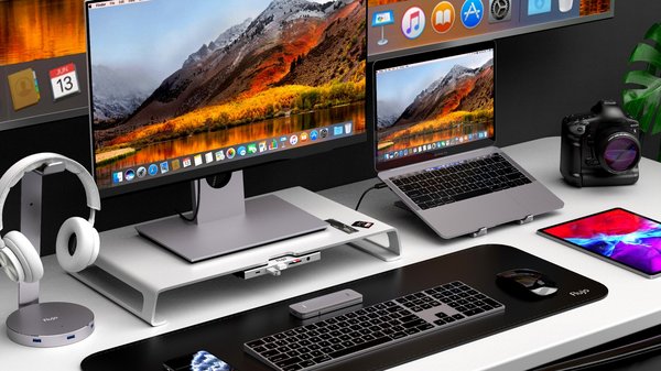 Flujo PowerEdge: World's First Monitor Stand with Modular USB-C Multifunction Docking Station launches on Kickstarter