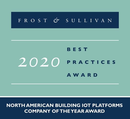 Enlighted Earns Frost & Sullivan's Company of the Year Award for Its Innovative Building IoT Technology