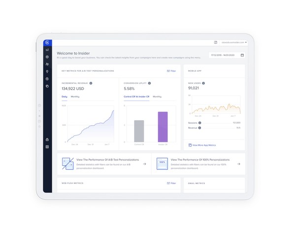 Insider launches all-new UX to help enterprise marketers build individualized cross-channel experiences