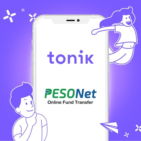 Transfers to Tonik now available via PESONet