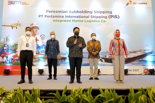 Minister of State-Owned Enterprises, Erick Thohir Announces PT Pertamina International Shipping as the Company's First Subholding Shipping Company