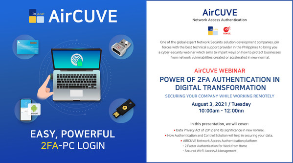 AIRCUVE holds 2FA Security Webinar: Securing Company While Working Remotely