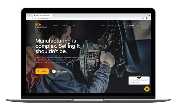 New sales platform brand In Mind Cloud to rapidly digitalize the manufacturing sector