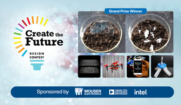 Mouser Congratulates 2021 Winners of Create the Future Design Contest