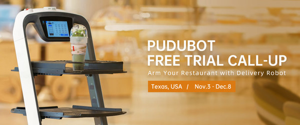 Pudu Robotics Launches Free Trial of PuduBot Food Delivery Robot in Texas for a Limited Time Only