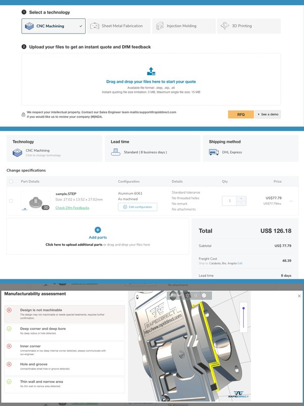 RapidDirect Announces New Instant Quote Platform, Radically Driving Transformation in Prototype Manufacturing