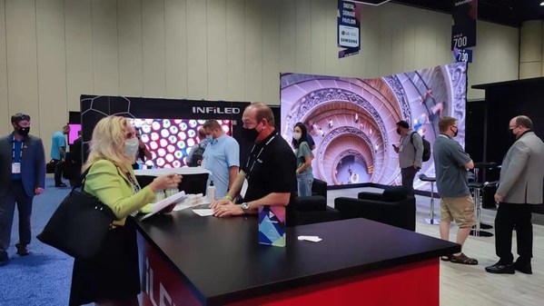 INFiLED Impresses Pro AV Industry Visitors at InfoComm 2021 in Florida