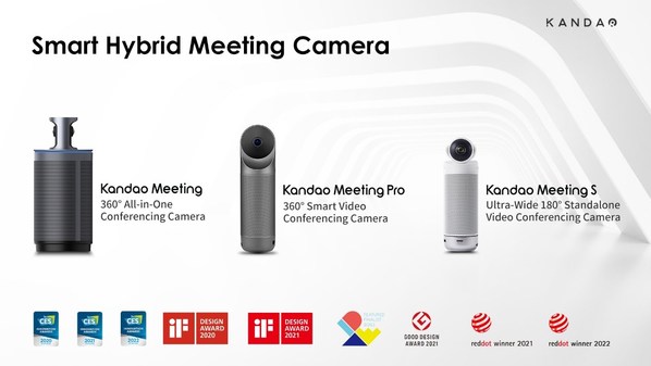 Kandao Meeting S Wins Red Dot Design Award 2022 for its Satisfactory Hybrid Meeting Performance