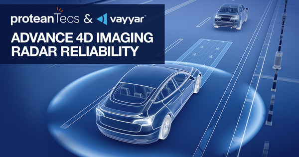 Vayyar Selects proteanTecs to Advance Vehicle Safety with Predictive Analytics