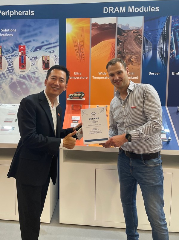 Innodisk's Embedded World 2022 Innovations Win Best-in-Show Award