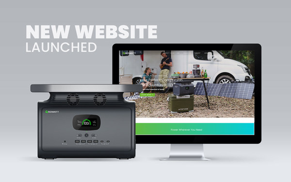 Growatt Launched New Website to Promote Its Portable Power Station Offerings