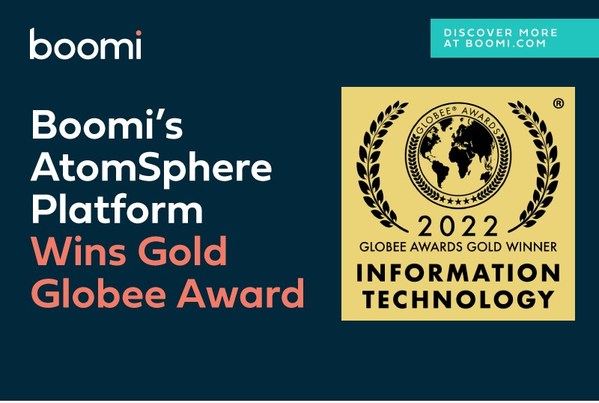 Industry-Leading Boomi AtomSphere Platform Wins Gold Globee® at the 2022 Information Technology World Awards® in Platform as a Service Category