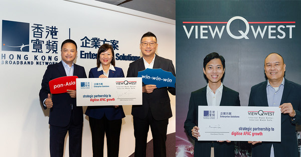 ViewQwest and HKBN forge Strategic Partnership to offer One-Stop DX services in APAC