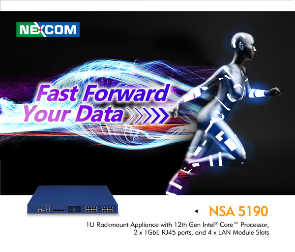 NEXCOM's New Cyber Security Appliance Boosts Data Transfer Efficiency