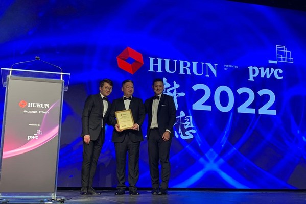 AETOS Capital Group Wins 2022 Hurun Australia's Business Excellence in Online Financial Service Provider Award