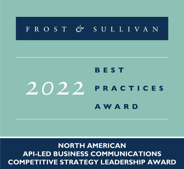 Vonage Applauded by Frost & Sullivan for Its Fully Integrated API, Unified and Contact Center Communications-as-a-service Platform, and Competitive Strategy